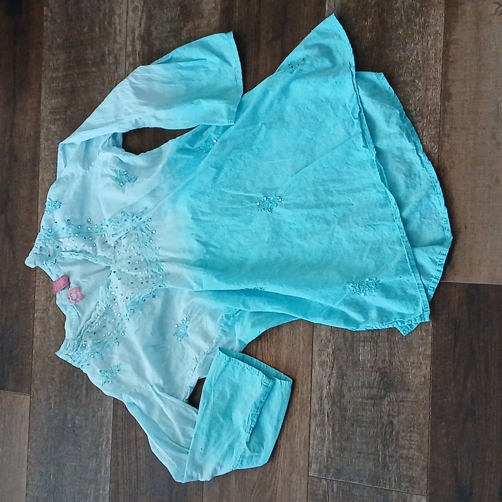 Cotton ombre blouse